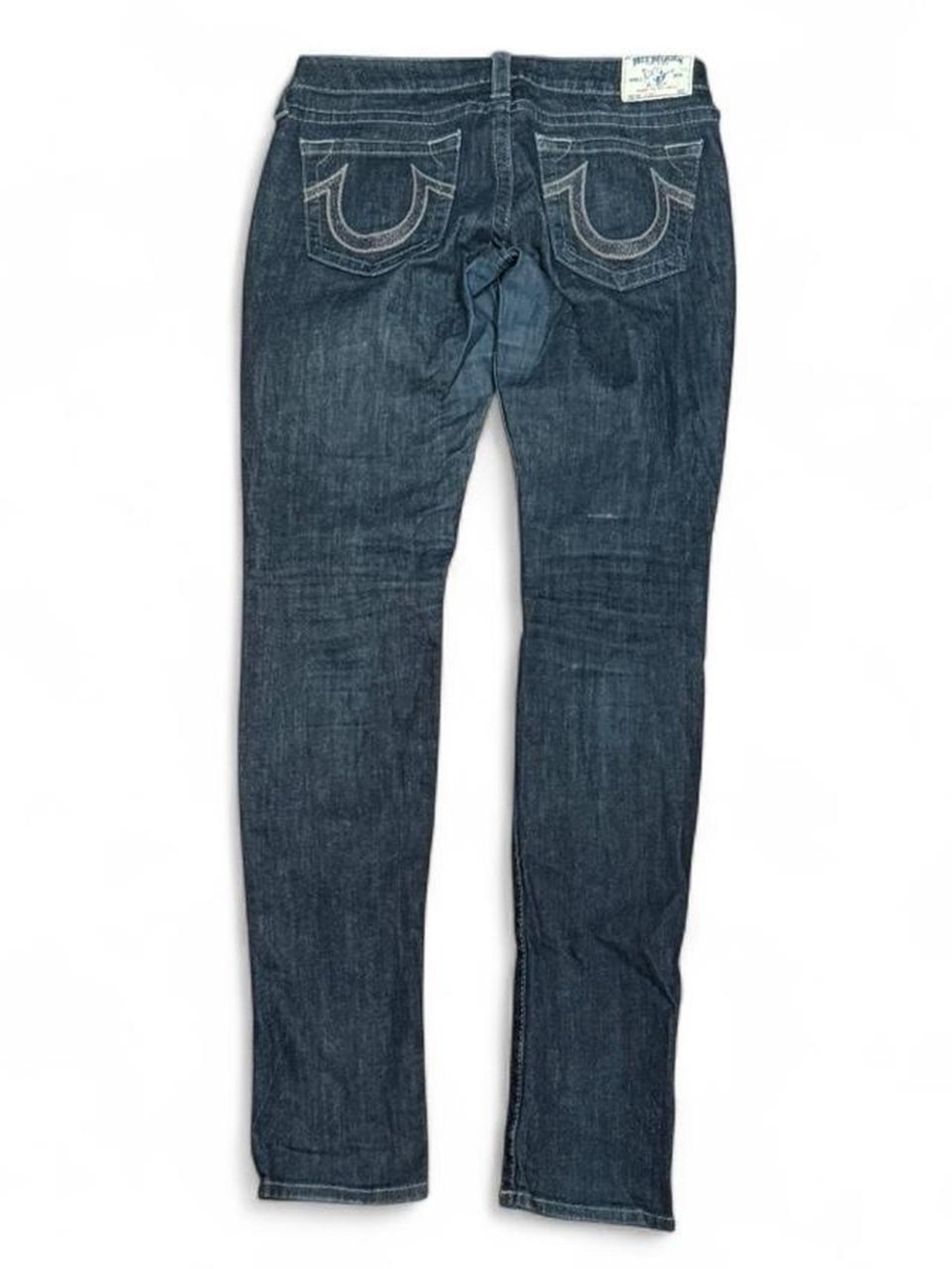 Y2K True Religion Bedazzled Skinny Low Rise Jeans Made in USA